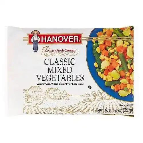 Hanover Mixed Vegetables, 14 oz (frozen)